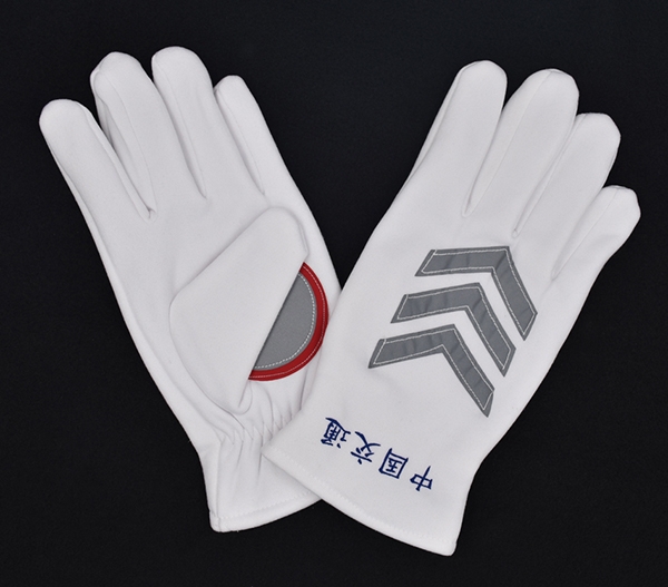 加绒反光值勤手套