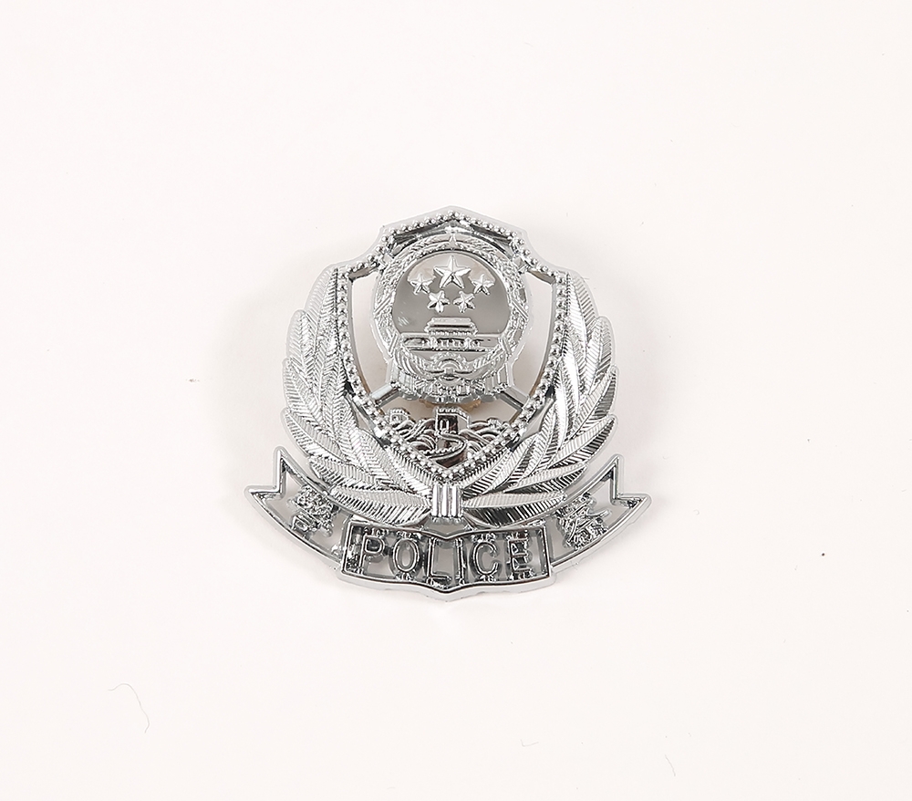 警察金属帽徽（小）