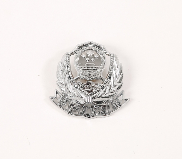警察金属帽徽（小）