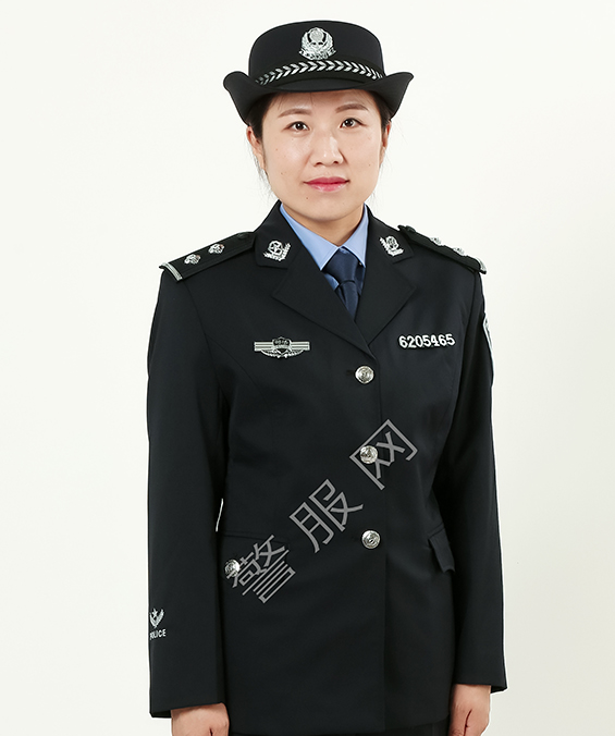 警服服装反光条和白手套