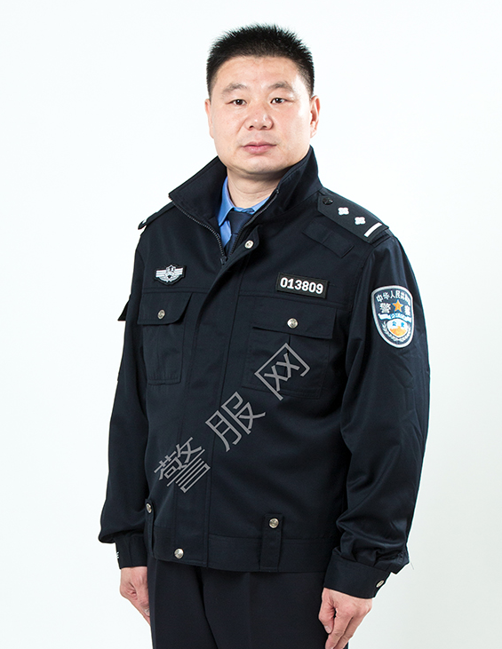 警服服装反光条和白手套